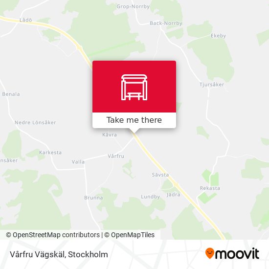 Vårfru Vägskäl map
