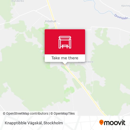 Knapptibble Vägskäl map
