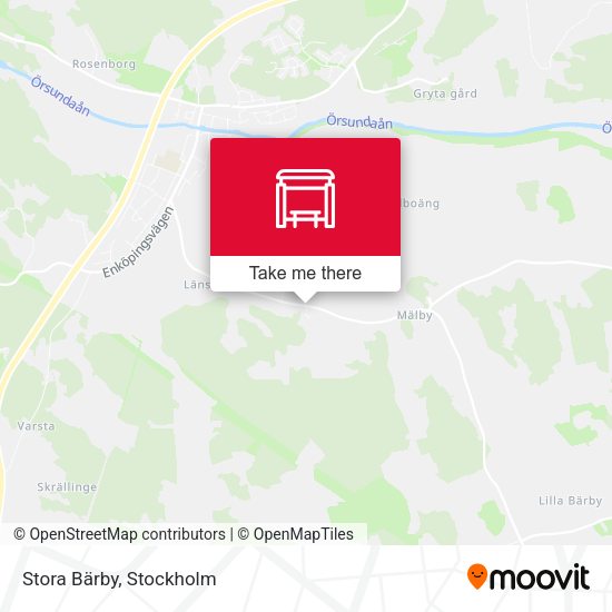 Stora Bärby map