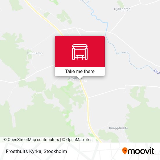 Frösthults Kyrka map