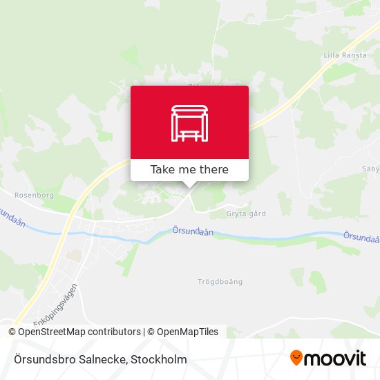 Örsundsbro Salnecke map