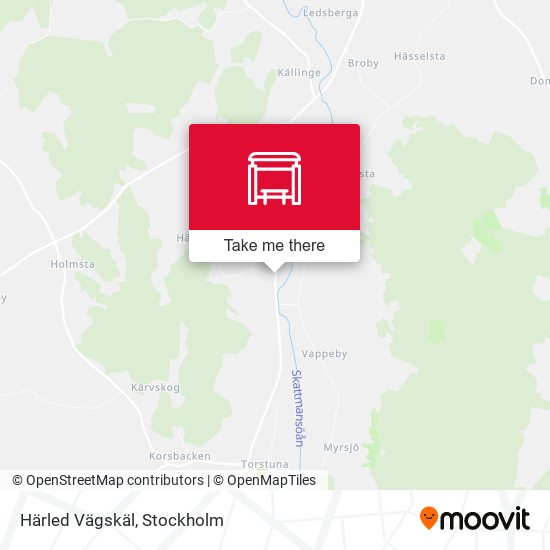 Härled Vägskäl map
