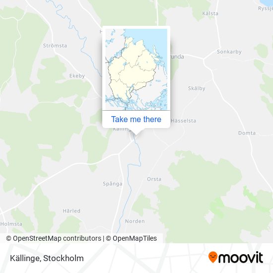 Källinge map