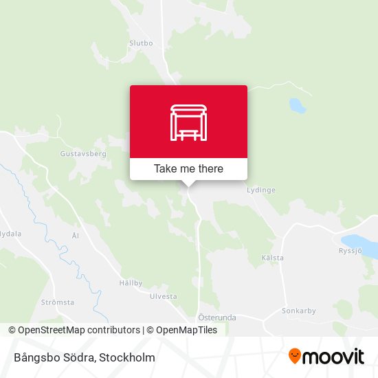 Bångsbo Södra map