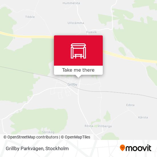 Grillby Parkvägen map