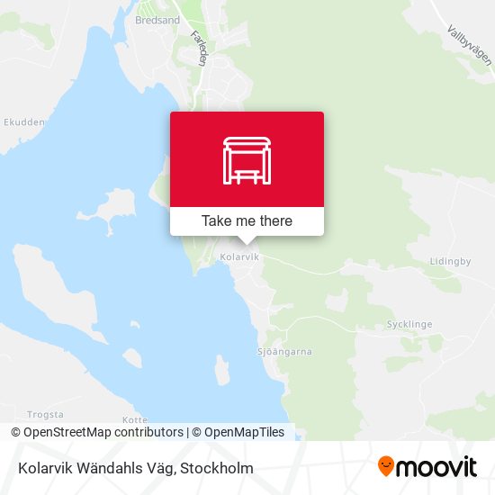 Kolarvik Wändahls Väg map