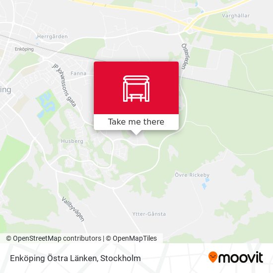 Enköping Östra Länken map