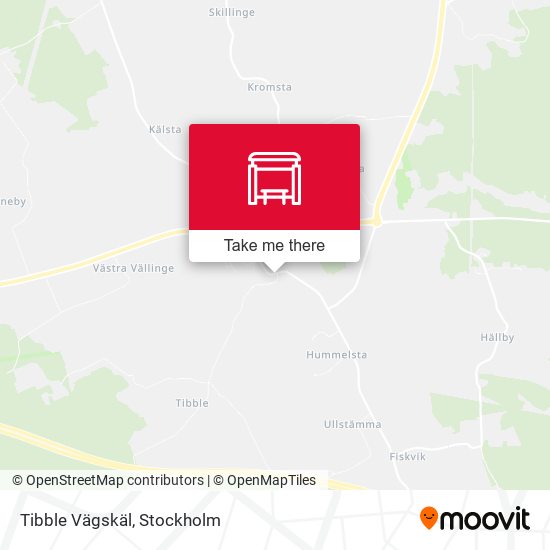 Tibble Vägskäl map