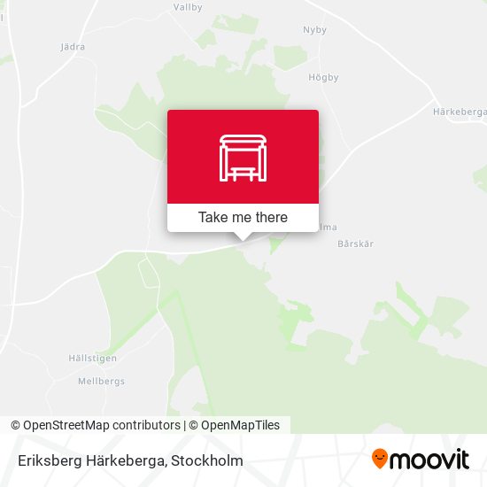 Eriksberg Härkeberga map