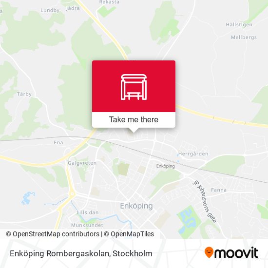 Enköping Rombergaskolan map