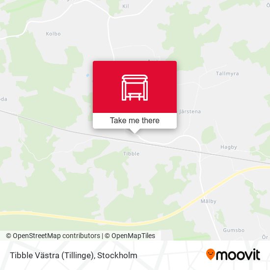 Tibble Västra (Tillinge) map