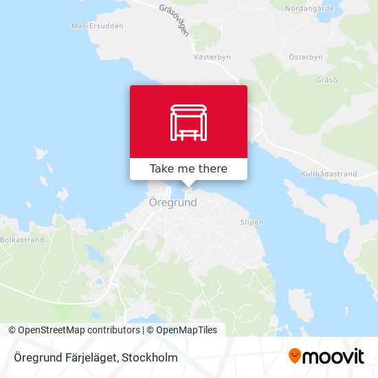 Öregrund Färjeläget map