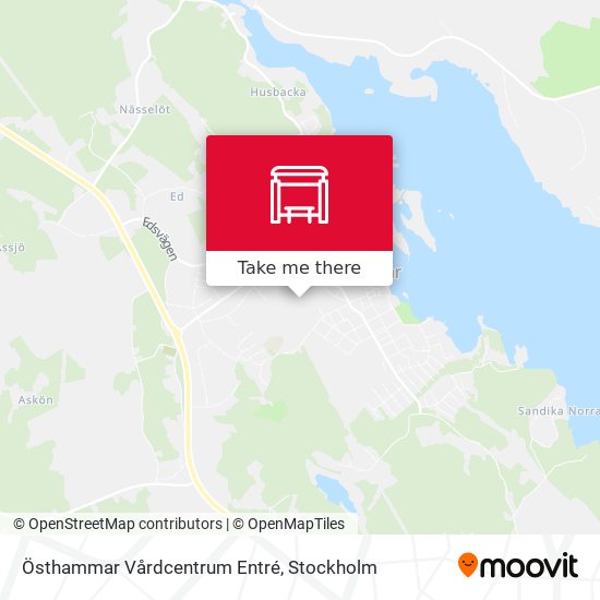 Östhammar Vårdcentrum Entré map