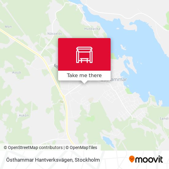 Östhammar Hantverksvägen map