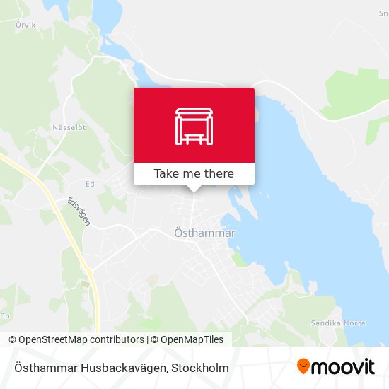 Östhammar Husbackavägen map