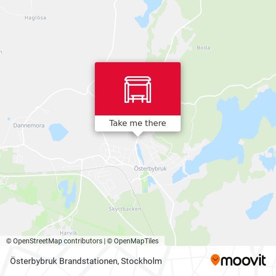 Österbybruk Brandstationen map