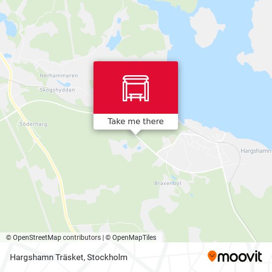 Hargshamn Träsket map