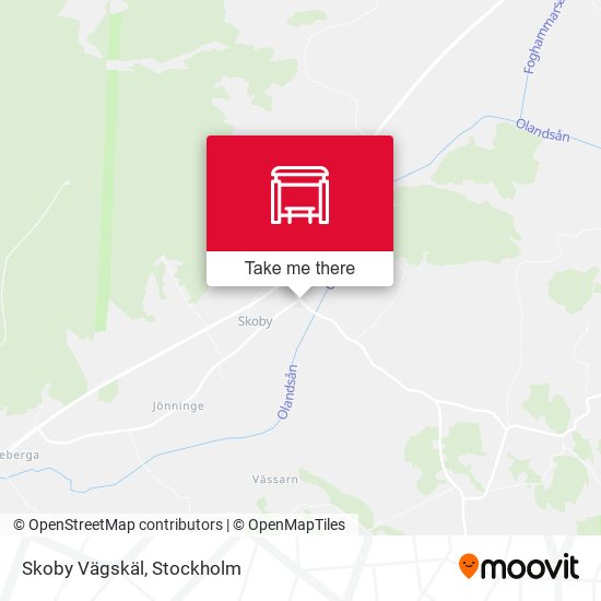 Skoby Vägskäl map