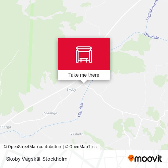 Skoby Vägskäl map
