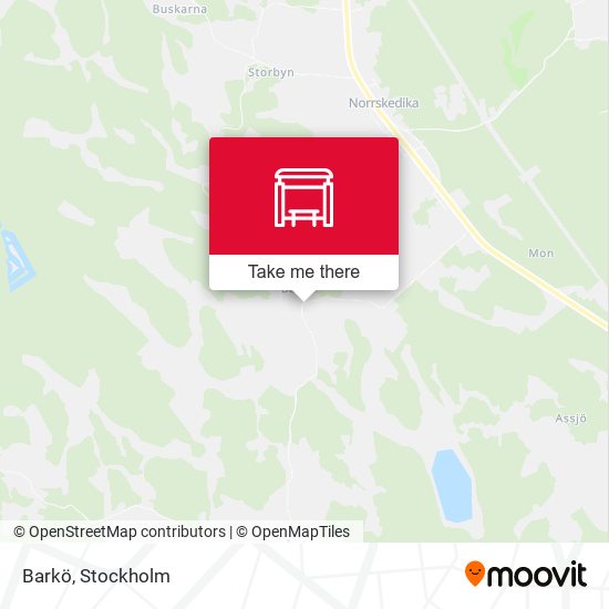 Barkö map