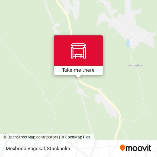 Moxboda Vägskäl map