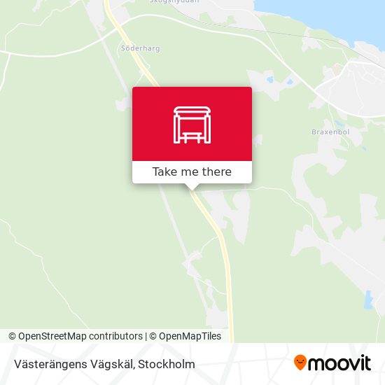 Västerängens Vägskäl map