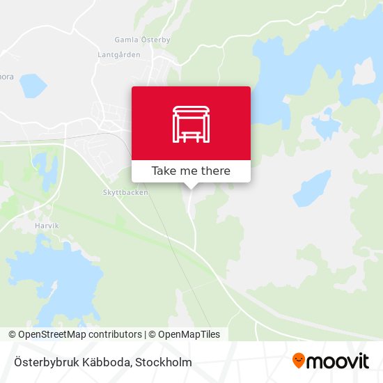 Österbybruk Käbboda map