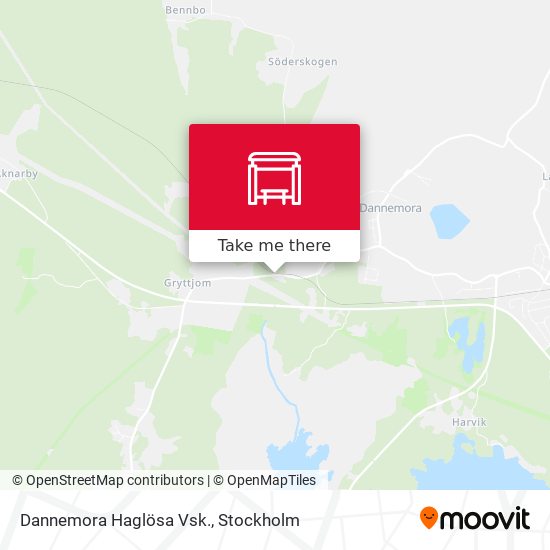 Dannemora Haglösa Vsk. map