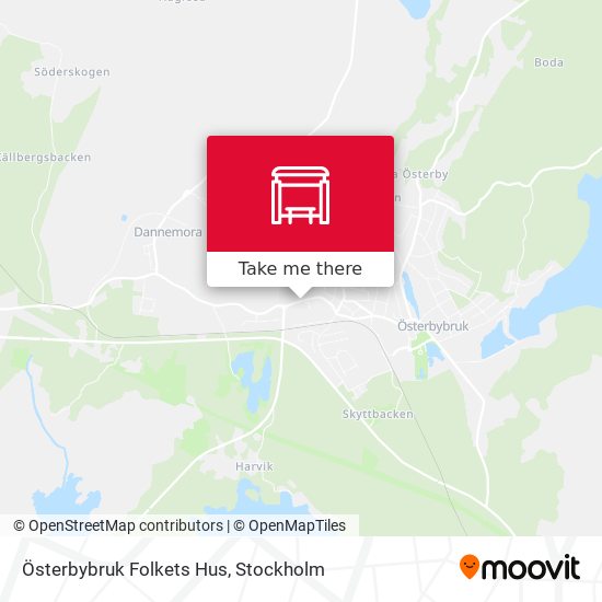 Österbybruk Folkets Hus map