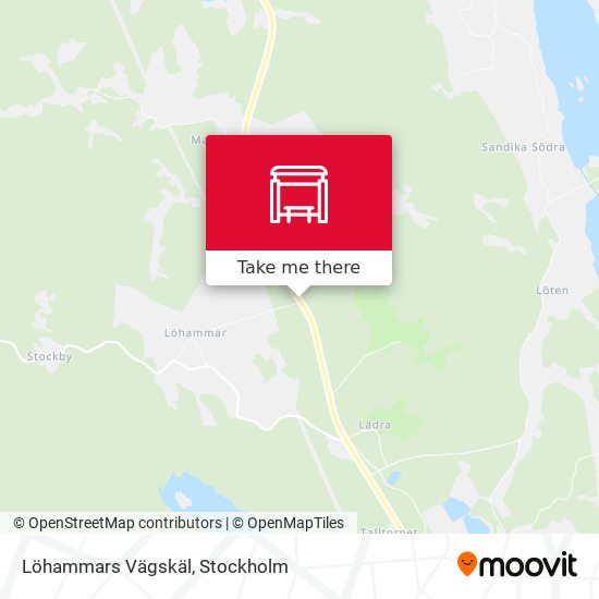 Löhammars Vägskäl map