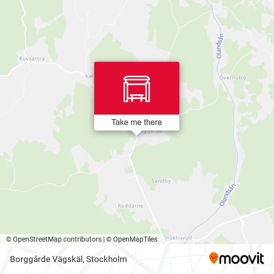 Borggårde Vägskäl map