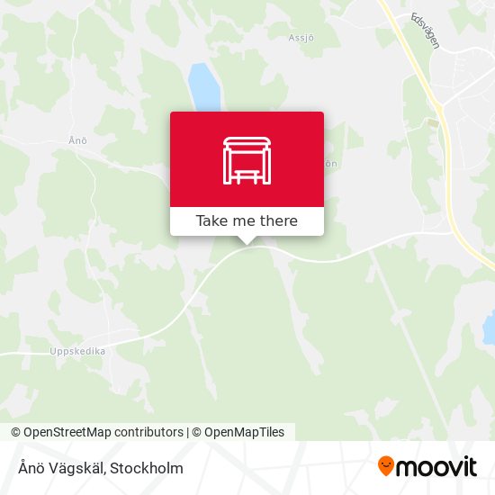 Ånö Vägskäl map
