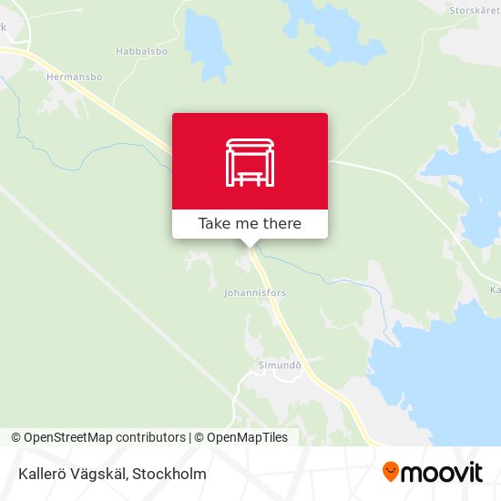 Kallerö Vägskäl map