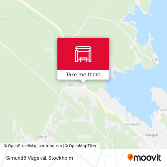 Simundö Vägskäl map