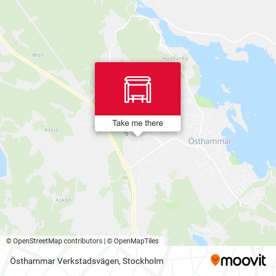 Östhammar Verkstadsvägen map