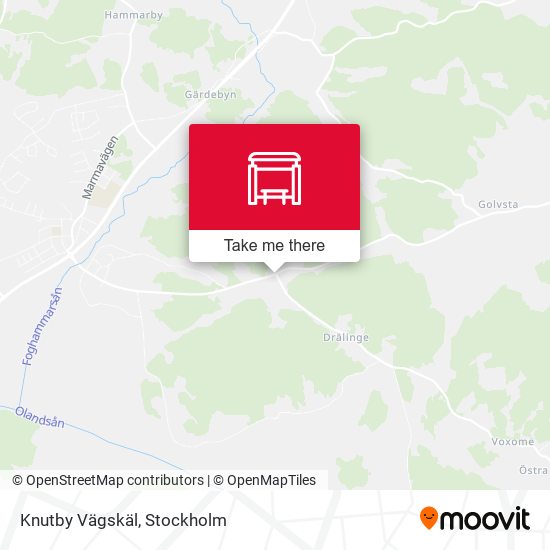 Knutby Vägskäl map