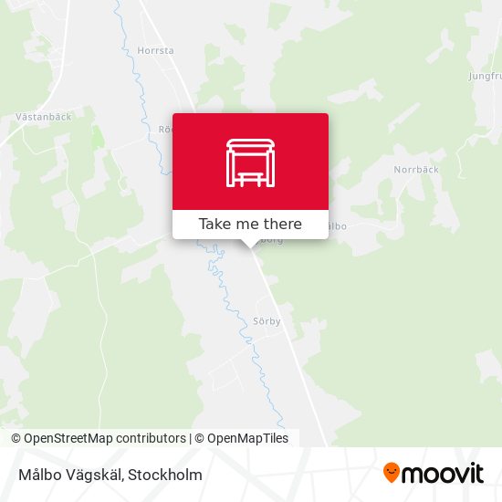 Målbo Vägskäl map