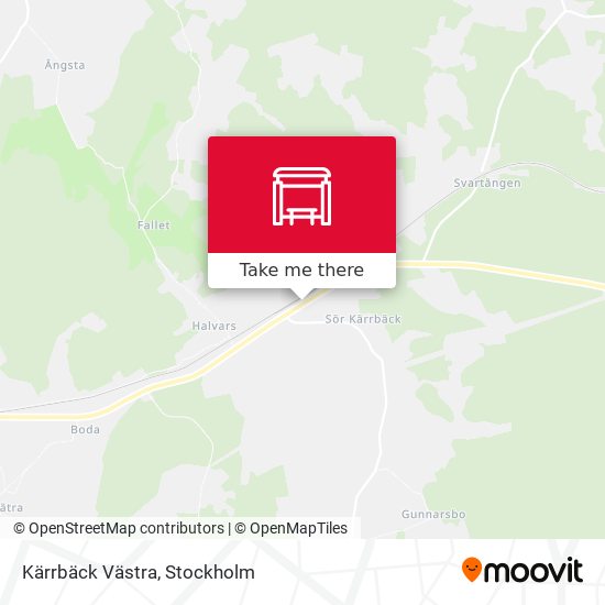 Kärrbäck Västra map