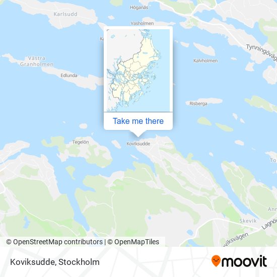 Koviksudde map