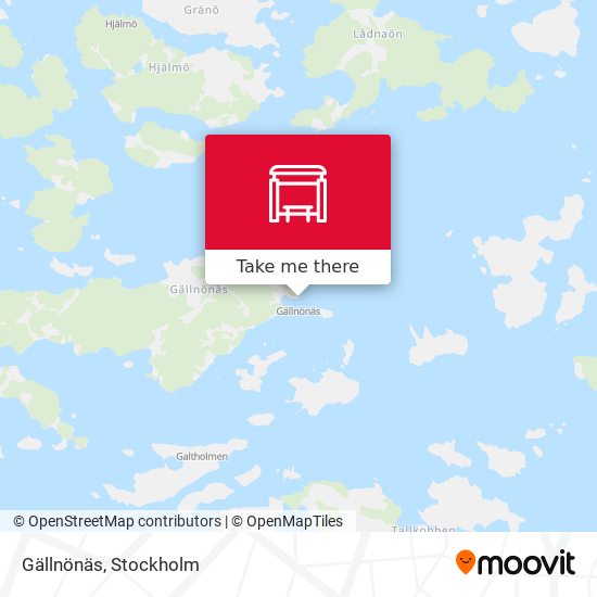 Gällnönäs map