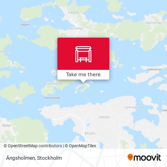 Ängsholmen map