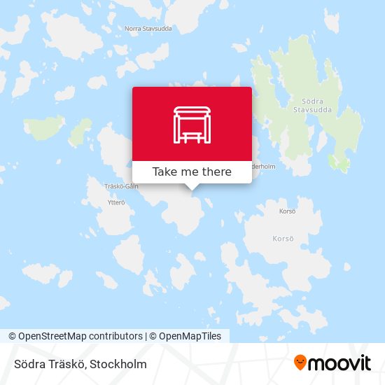 Södra Träskö map