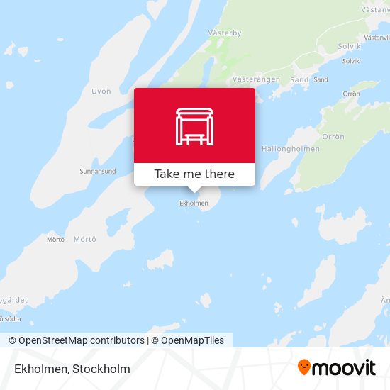 Ekholmen map