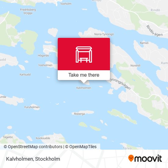 Kalvholmen map