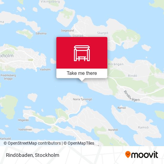 Rindöbaden map