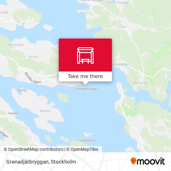 Grenadjärbryggan map