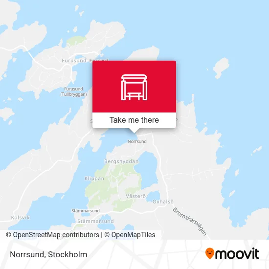 Norrsund map