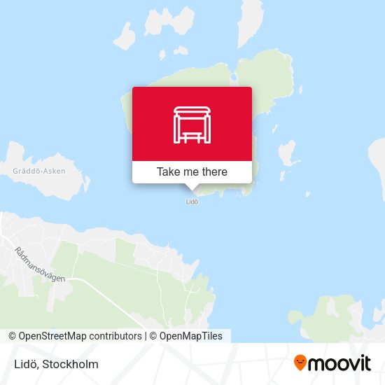 Lidö map