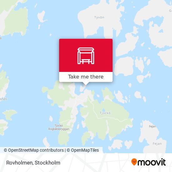 Rovholmen map