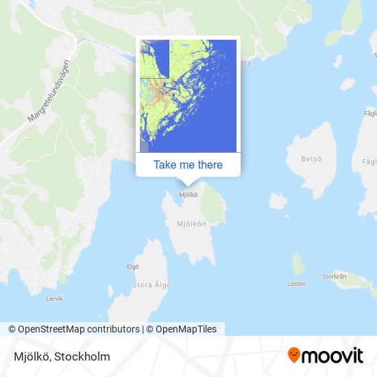 Mjölkö map